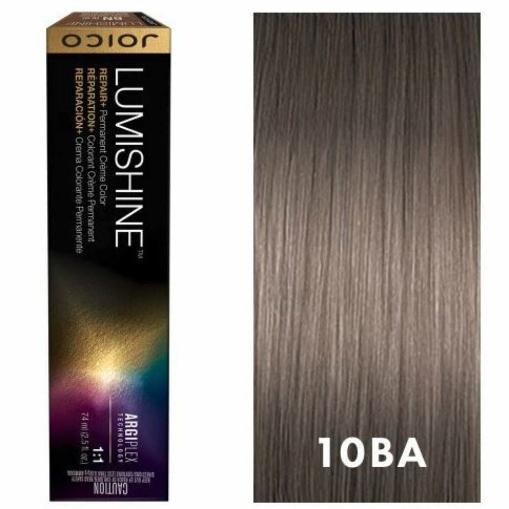 Blue Ash Lightest Blonde 10BA - Joico Lumishine Repair + Permanent Creme Color